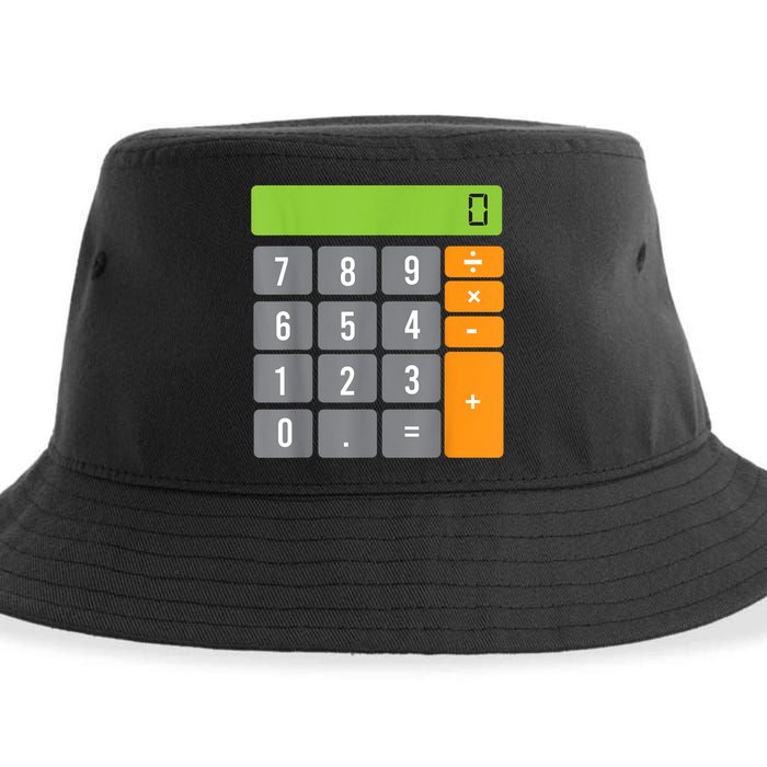 Calculator Costume Halloween Easy Cosplay Math Geek Outfit Sustainable Bucket Hat