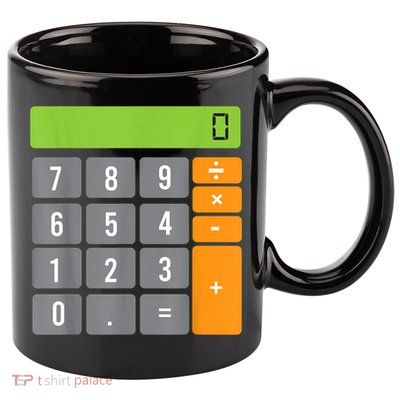 Calculator Costume Halloween Easy Cosplay Math Geek Outfit 11oz C Handle Ceramic Mug