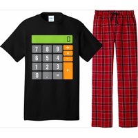 Calculator Costume Halloween Easy Cosplay Math Geek Outfit Pajama Set