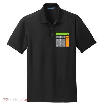 Calculator Costume Halloween Easy Cosplay Math Geek Outfit Dry Zone Grid Polo