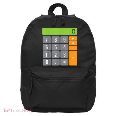 Calculator Costume Halloween Easy Cosplay Math Geek Outfit 16 in Basic Backpack