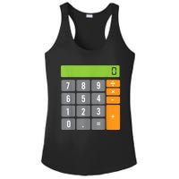 Calculator Costume Halloween Easy Cosplay Math Geek Outfit Ladies PosiCharge Competitor Racerback Tank