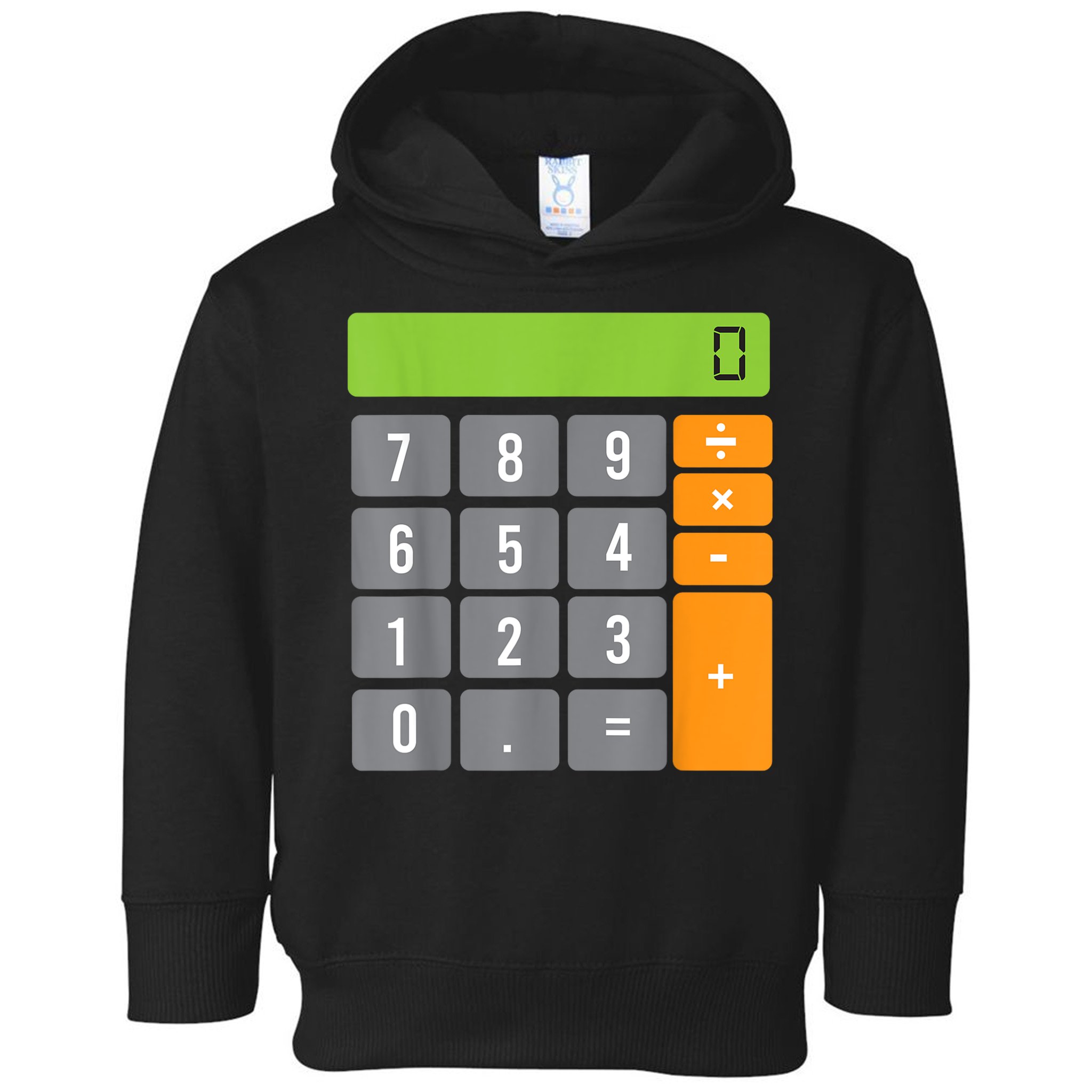 Calculator Costume Halloween Easy Cosplay Math Geek Outfit Toddler Hoodie