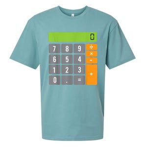 Calculator Costume Halloween Easy Cosplay Math Geek Outfit Sueded Cloud Jersey T-Shirt