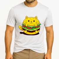 Cute Cat Hamburger Cooling Performance Crew T-Shirt