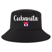Cubanita Cuban Heart Cuba Flag Cool Comfort Performance Bucket Hat