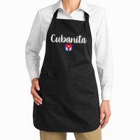 Cubanita Cuban Heart Cuba Flag Apron