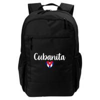 Cubanita Cuban Heart Cuba Flag Backpack