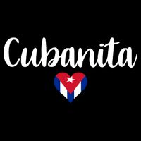 Cubanita Cuban Heart Cuba Flag Button