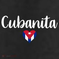 Cubanita Cuban Heart Cuba Flag Adult Drive Performance Visor