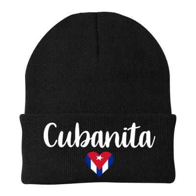 Cubanita Cuban Heart Cuba Flag Beanie