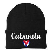 Cubanita Cuban Heart Cuba Flag Beanie