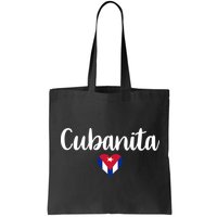 Cubanita Cuban Heart Cuba Flag Bag