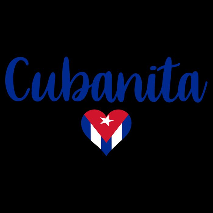 Cubanita Cuban Heart Cuba Flag 16oz Travel Tumbler