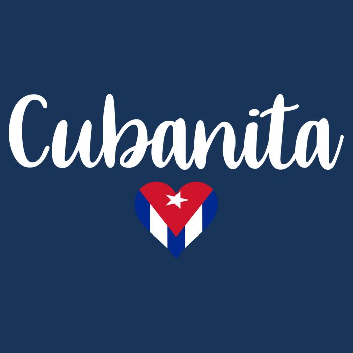 Cubanita Cuban Heart Cuba Flag Infant Baby Jersey Bodysuit