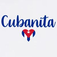 Cubanita Cuban Heart Cuba Flag Garment-Dyed Sweatshirt