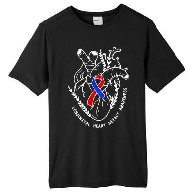 Chd Congenital Heart Defect Disease Awareness Ribbon Warrior Tall Fusion ChromaSoft Performance T-Shirt