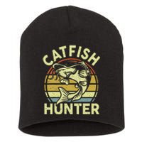 Catfishing Catfish Hunter  Gift Funny Fishing Short Acrylic Beanie