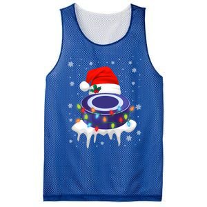 Cute Christmas Hockey Santa Hat Xmas Light Cool Gift Mesh Reversible Basketball Jersey Tank