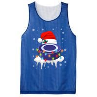 Cute Christmas Hockey Santa Hat Xmas Light Cool Gift Mesh Reversible Basketball Jersey Tank