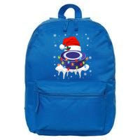 Cute Christmas Hockey Santa Hat Xmas Light Gift 16 in Basic Backpack