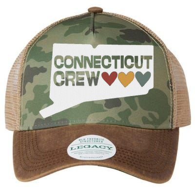 Connecticut Crew Hearts Cousins Legacy Tie Dye Trucker Hat