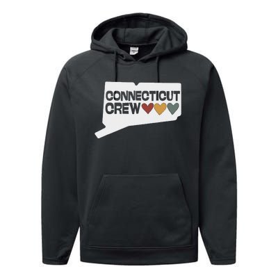 Connecticut Crew Hearts Cousins Performance Fleece Hoodie