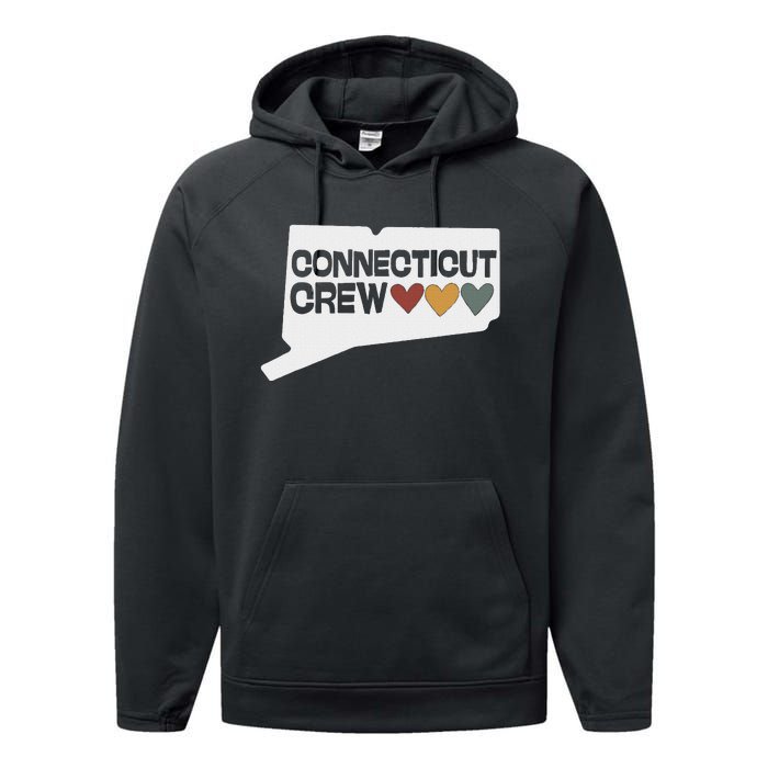 Connecticut Crew Hearts Cousins Performance Fleece Hoodie