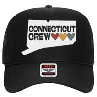 Connecticut Crew Hearts Cousins High Crown Mesh Back Trucker Hat