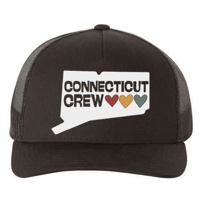 Connecticut Crew Hearts Cousins Yupoong Adult 5-Panel Trucker Hat