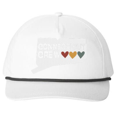 Connecticut Crew Hearts Cousins Snapback Five-Panel Rope Hat