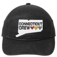 Connecticut Crew Hearts Cousins 7-Panel Snapback Hat