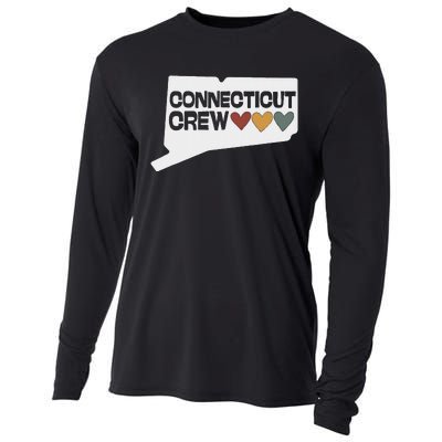 Connecticut Crew Hearts Cousins Cooling Performance Long Sleeve Crew