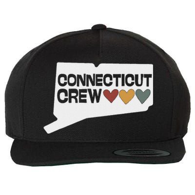 Connecticut Crew Hearts Cousins Wool Snapback Cap