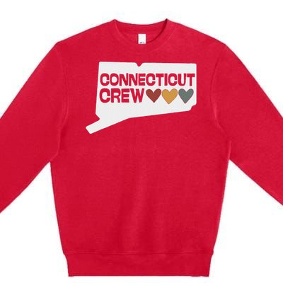 Connecticut Crew Hearts Cousins Premium Crewneck Sweatshirt