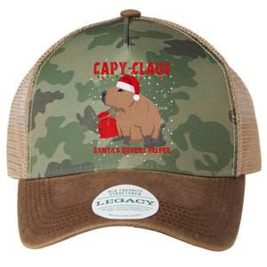 Capybara Christmas Holidays Funny Santa Xmas Capy Claus Legacy Tie Dye Trucker Hat