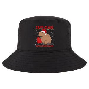 Capybara Christmas Holidays Funny Santa Xmas Capy Claus Cool Comfort Performance Bucket Hat