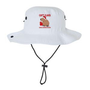 Capybara Christmas Holidays Funny Santa Xmas Capy Claus Legacy Cool Fit Booney Bucket Hat