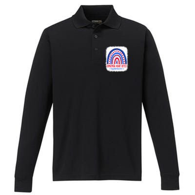 Chd Congenital Heart Defect Awareness Month Performance Long Sleeve Polo