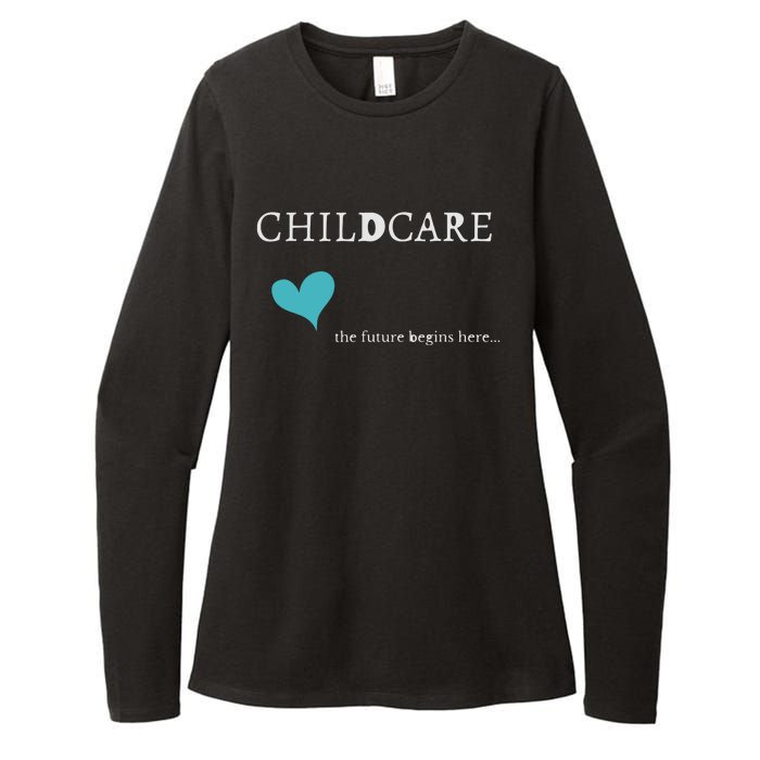 Childcare Womens CVC Long Sleeve Shirt