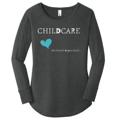 Childcare Women's Perfect Tri Tunic Long Sleeve Shirt