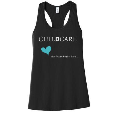 Childcare Women's Racerback Tank