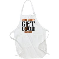 Chase County High School Get Loud Longhorns Full-Length Apron With Pockets