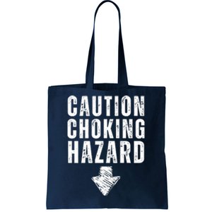 Caution Choking Hazard Tote Bag