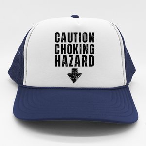 Caution Choking Hazard Trucker Hat