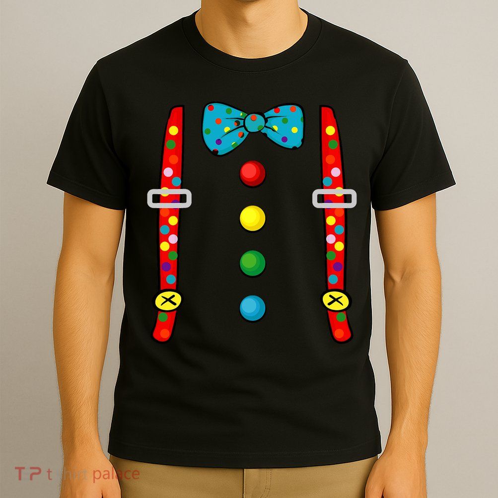 Clown Costume Halloween Funny Circus Clown Diy Costume T-Shirt