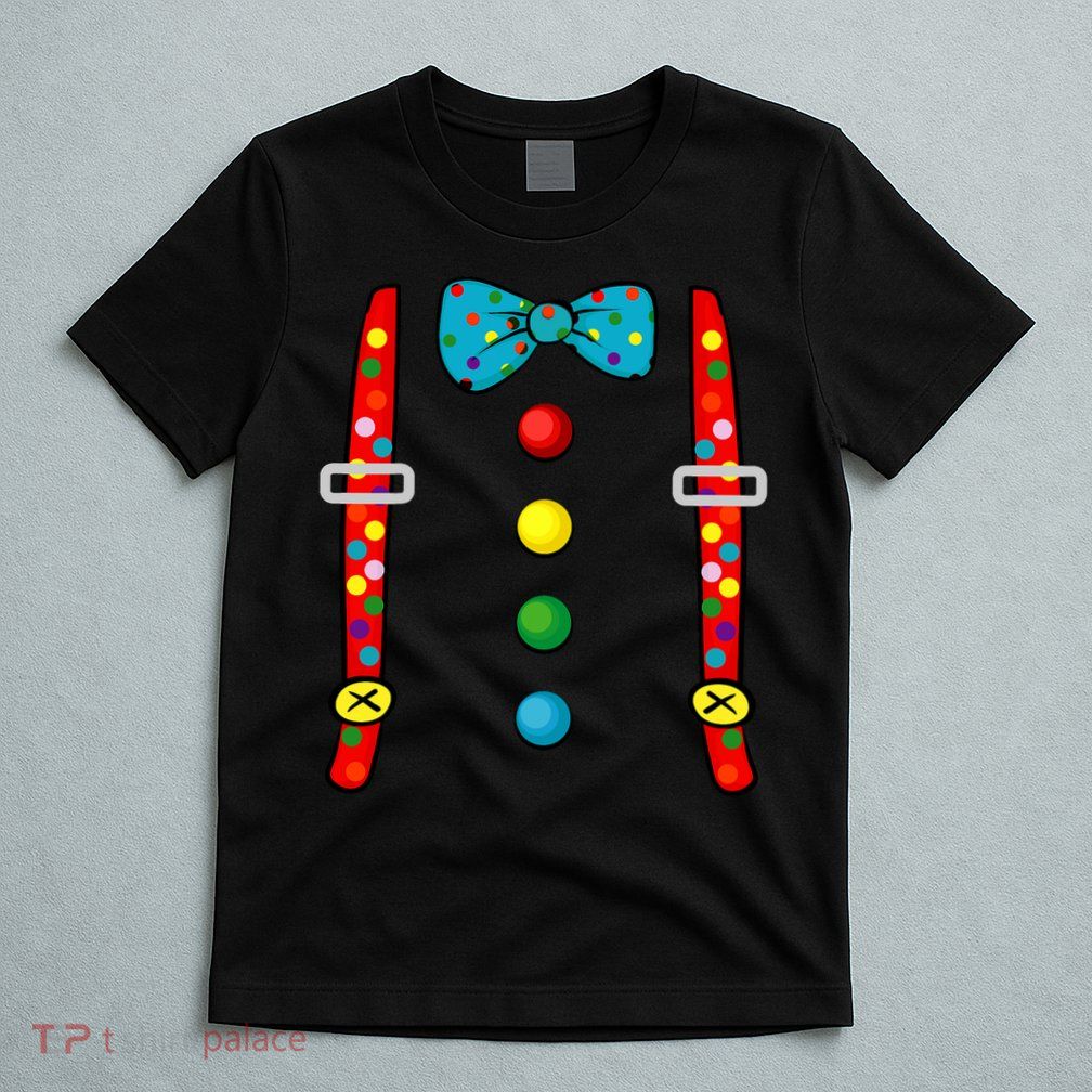 Clown Costume Halloween Funny Circus Clown Diy Costume T-Shirt