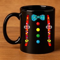 Clown Costume Halloween Funny Circus Clown Diy Costume 11oz C Handle Ceramic Mug