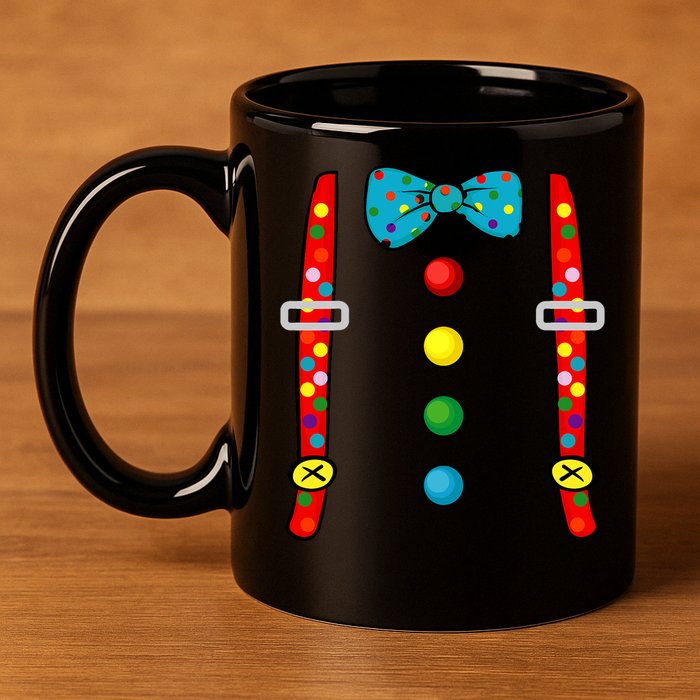 Clown Costume Halloween Funny Circus Clown Diy Costume 11oz C Handle Ceramic Mug