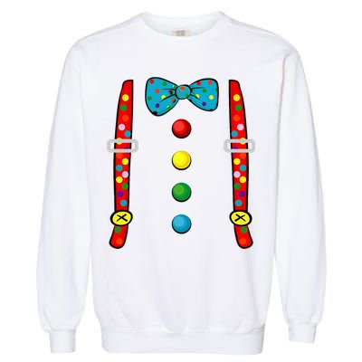 Clown Costume Halloween Funny Circus Clown Diy Costume Garment-Dyed Sweatshirt